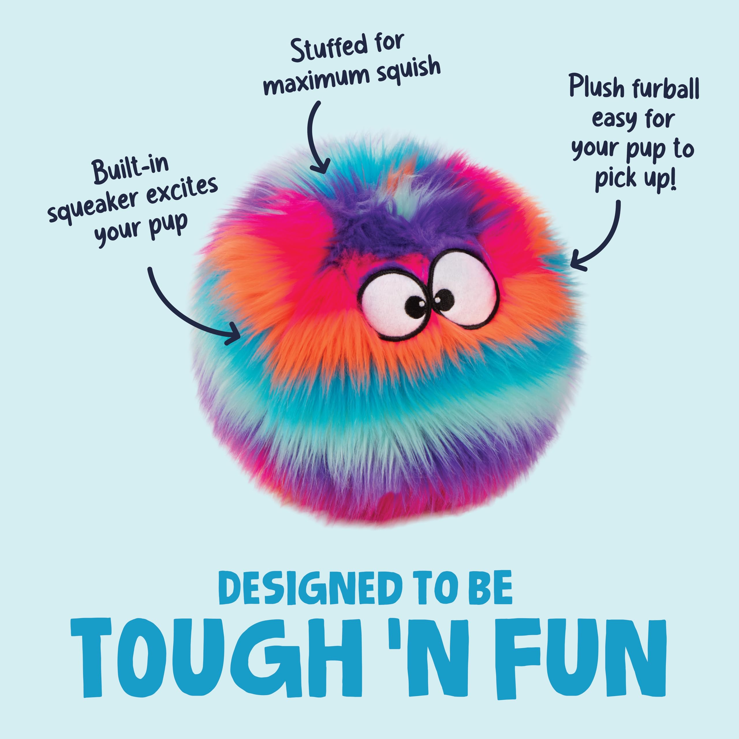 GoDog Furballz: colores brillantes para estimular la curiosidad del animal.