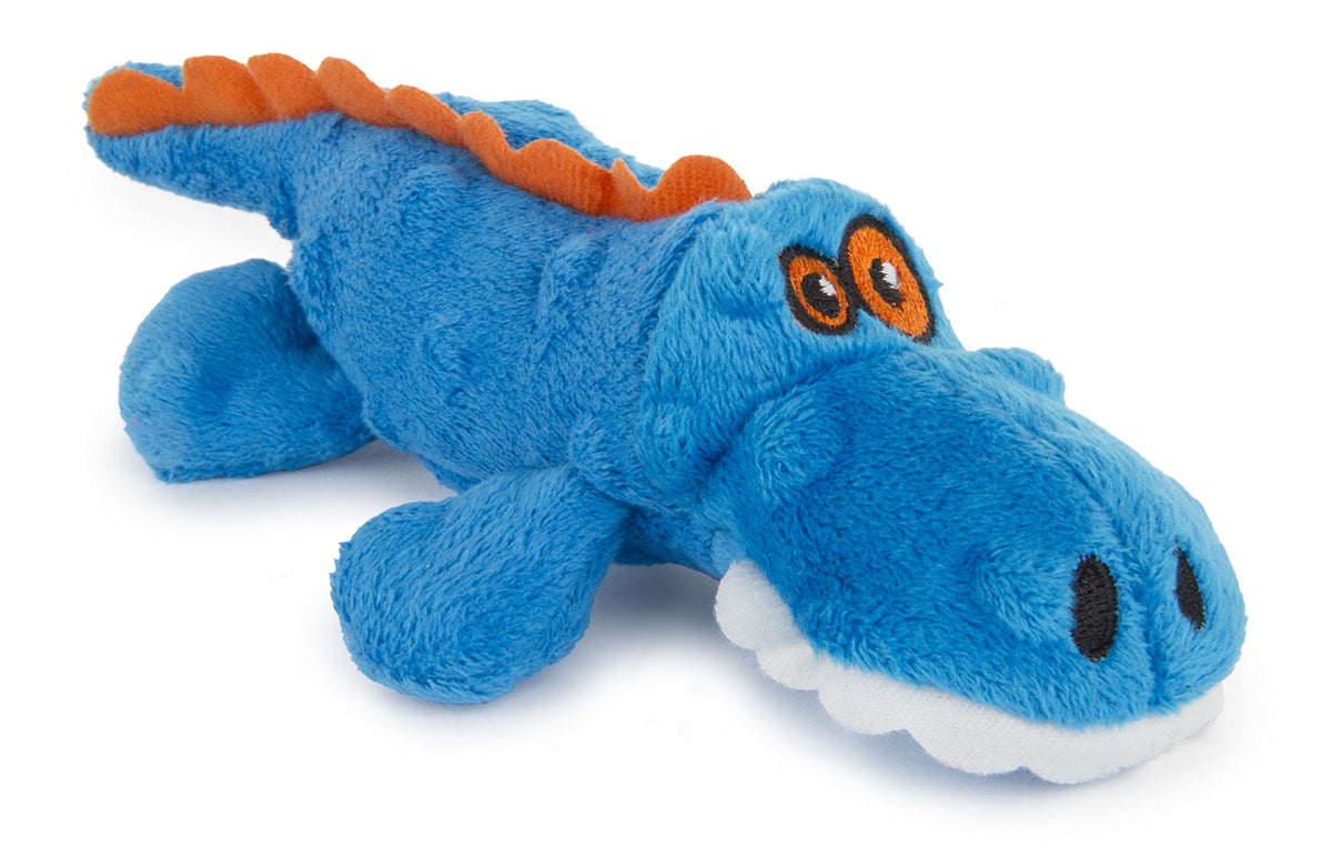 GoDog Gator azul visto de frente para juego diario y tamaño mini