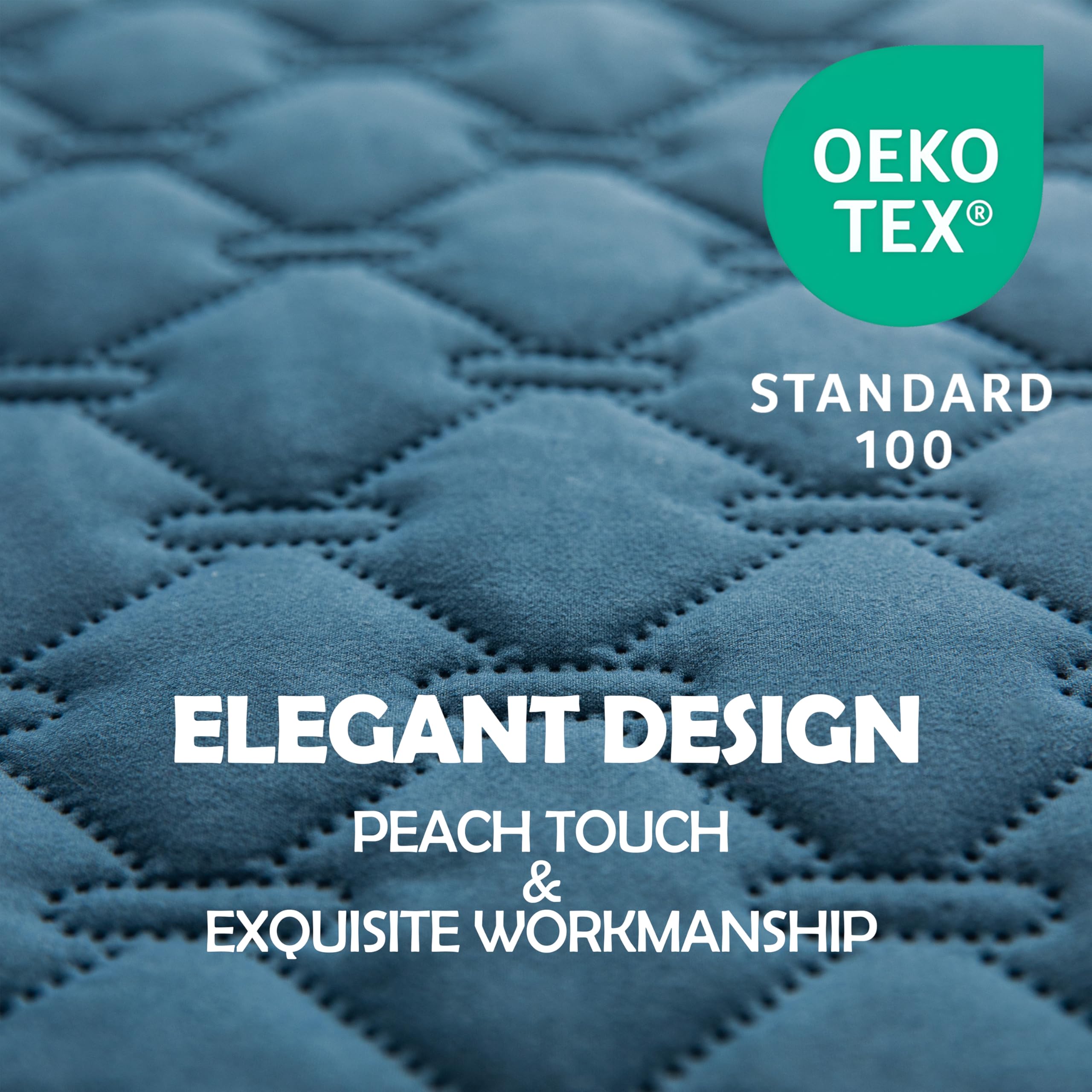 Diseño elegante de cuadros y colores reversibles para combinar con la decoración.