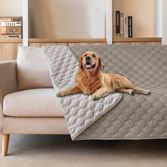 Manta impermeable Gogobunny de doble cara para frente, mantiene al perro seco y cómodo