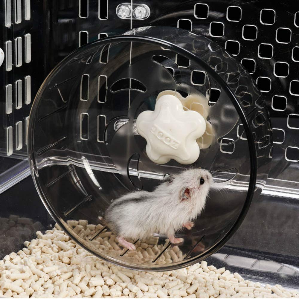 GolDeal rueda hamster para uso nocturno silencioso, ideal para sesiones tranquilas en casa.