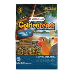 Goldenfeast VL Mezcla Patagónica en bolsa de 3 lb, ideal para aves pequeñas.