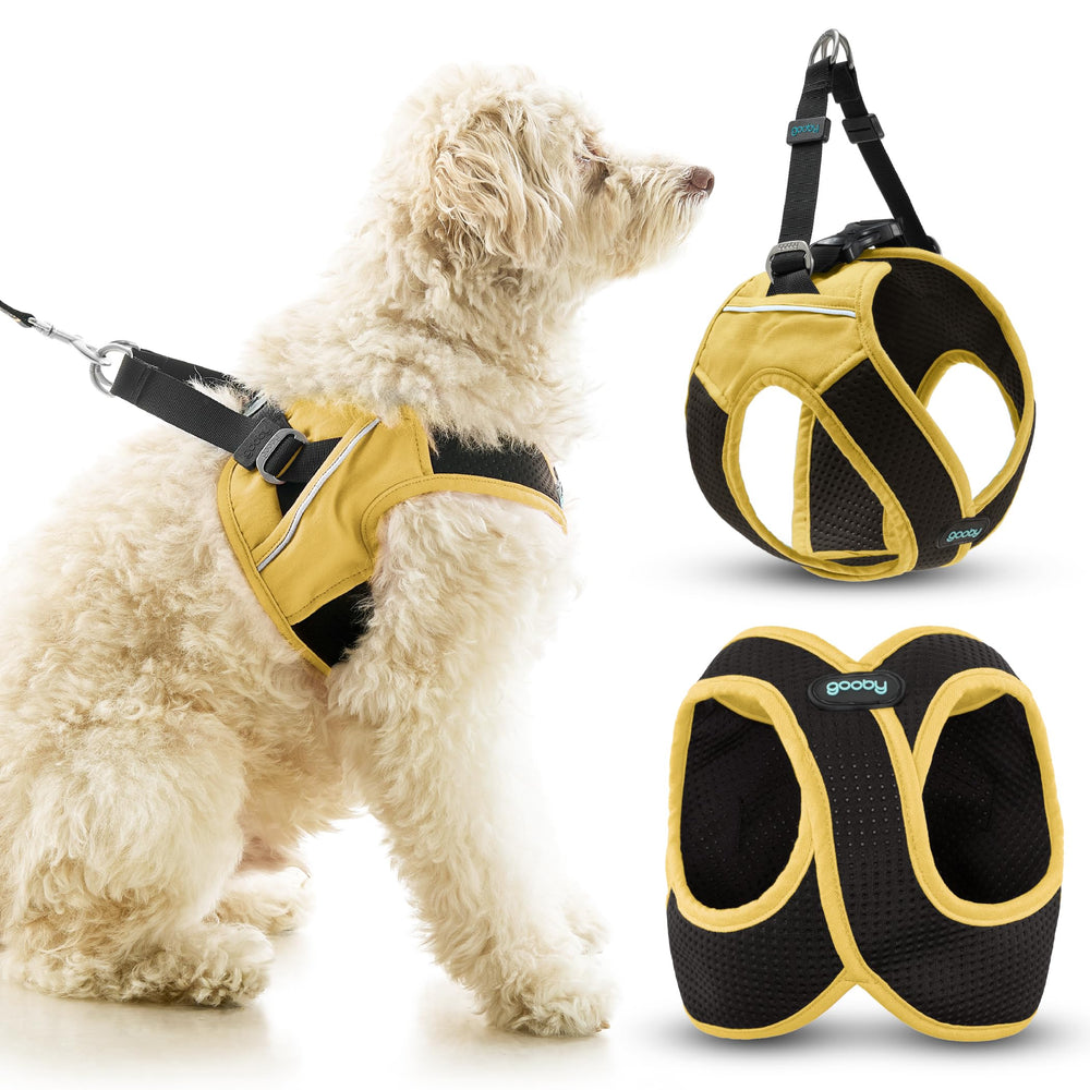 Gooby arnés para perro evita huida con diseño patentado