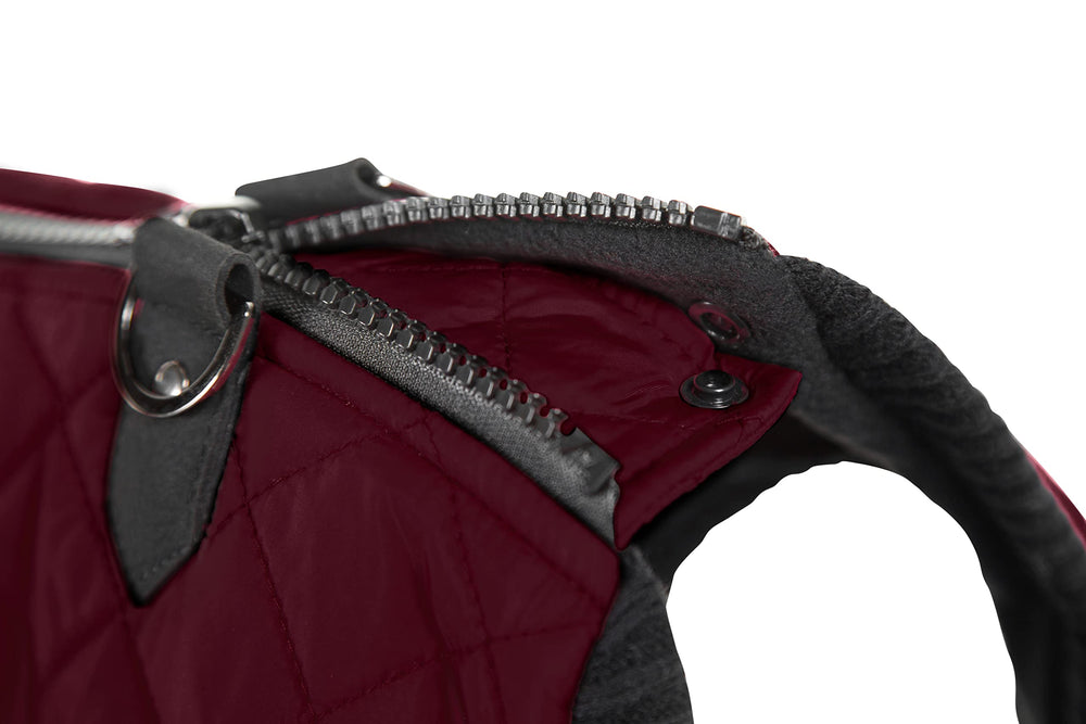 Gooby Chaleco de Moda para Perro Morado, diseño de entrada fácil para perros excitados