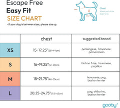 Arnés Gooby rosado, diseño paso-in facilita ponérselo.
