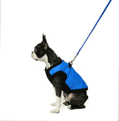 Gooby Fashion Vest, detalle de cremallera seguro que evita pellizcos al ponérselo.