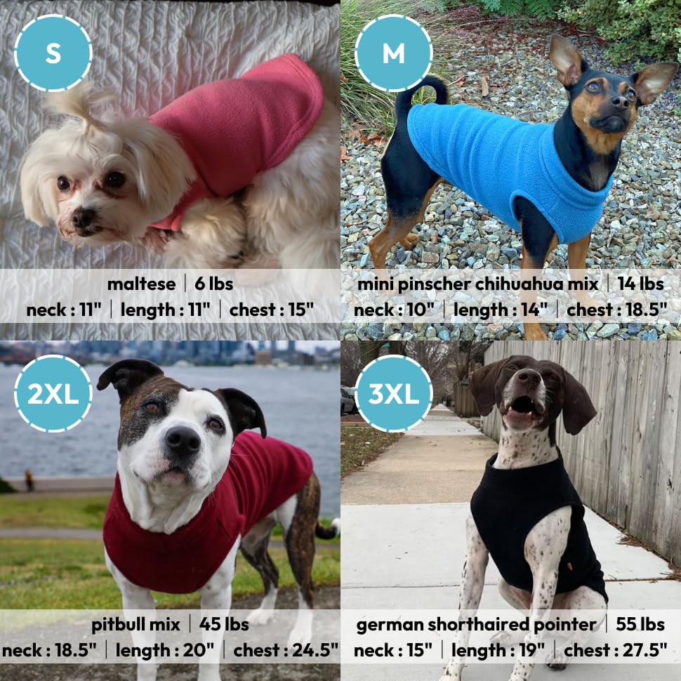 Gooby chaleco para tallas grandes, fácil de poner y quitar.
