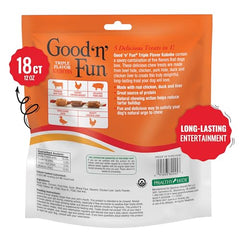 GOOD 'N' FUN envoltura-de-pollo-real, fuente de proteína para perros