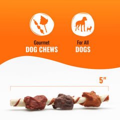 GOOD 'N' FUN brochetas triple sabor envoltorio de pato para variedad de sabores.