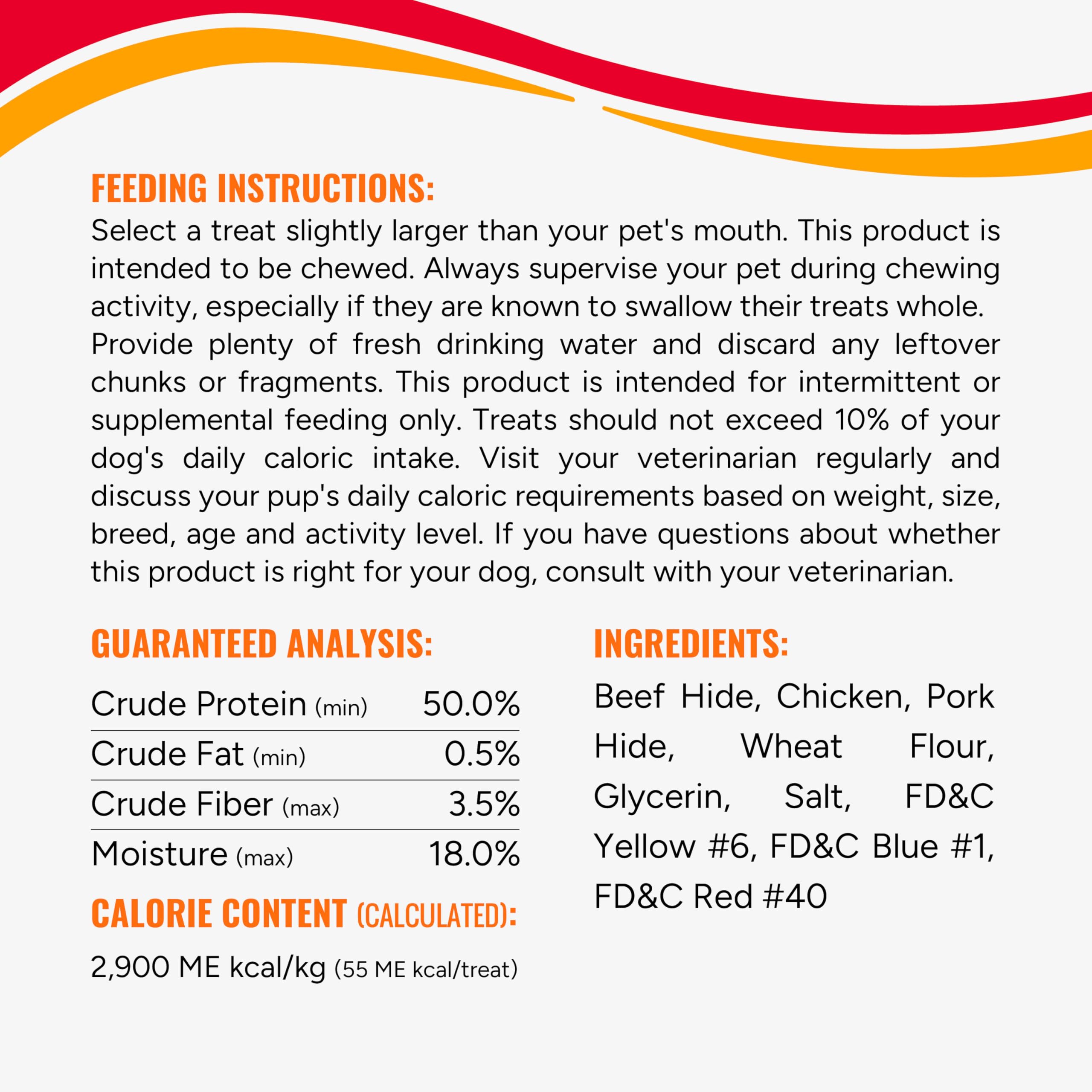 GOOD 'N' FUN masticables de costillas triple sabor, piel de res destacada
