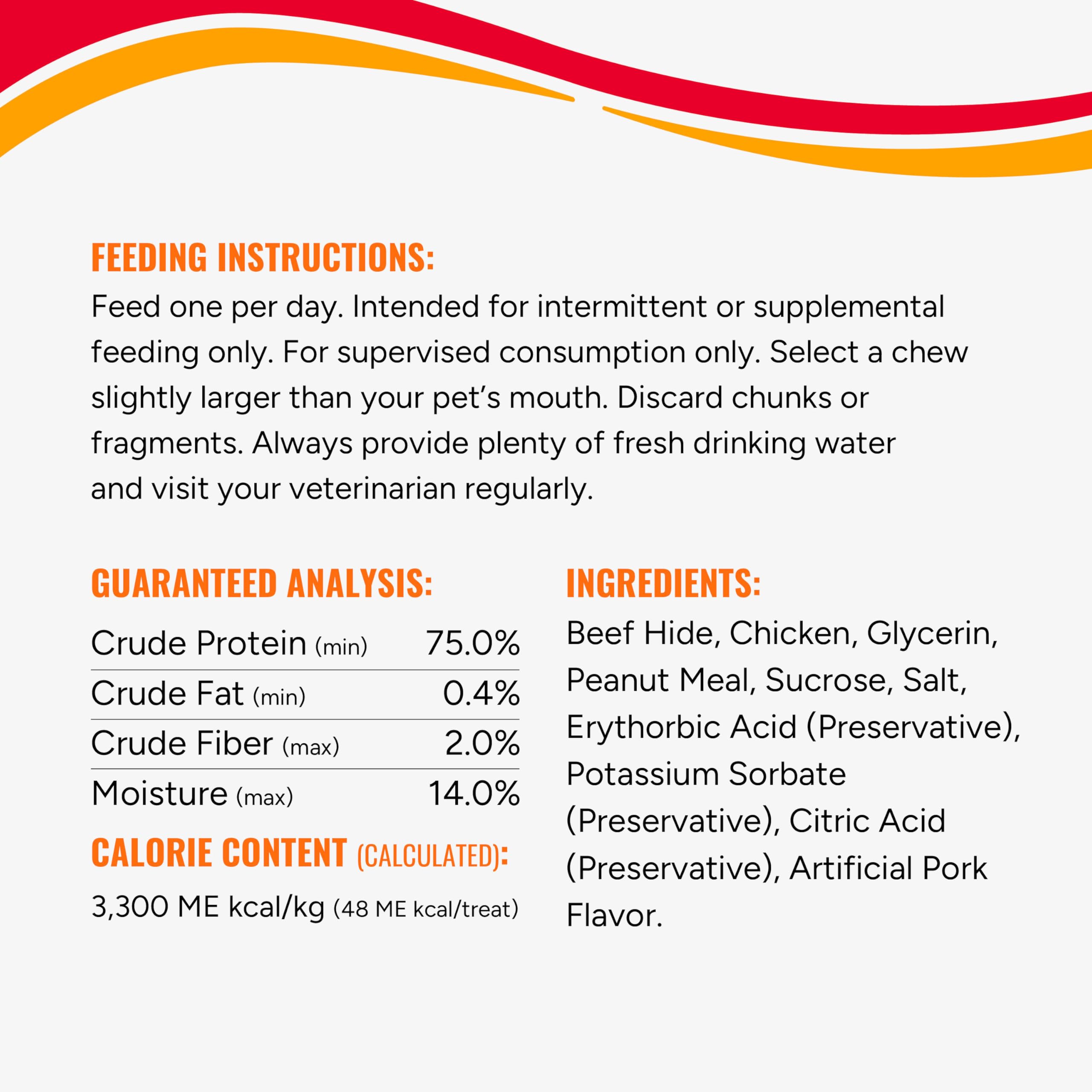 GOOD 'N' FUN masticación con potencial para higiene bucal.
