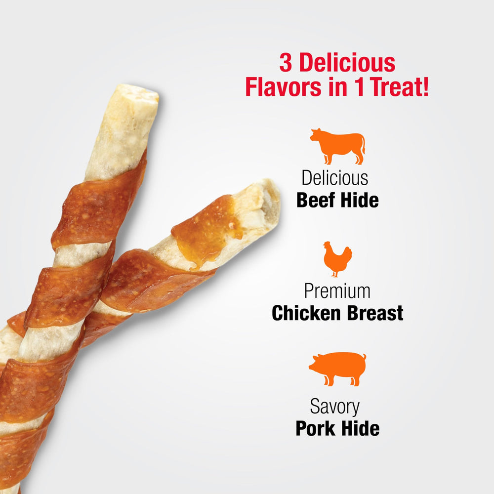 Good 'n' Fun Munchy Sticks: 10 tiras por paquete para uso versátil.