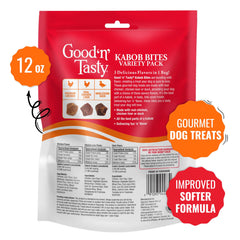Kabob Bites Good ‘N’ Tasty con pato real, sabor carnoso para perros exploradores.