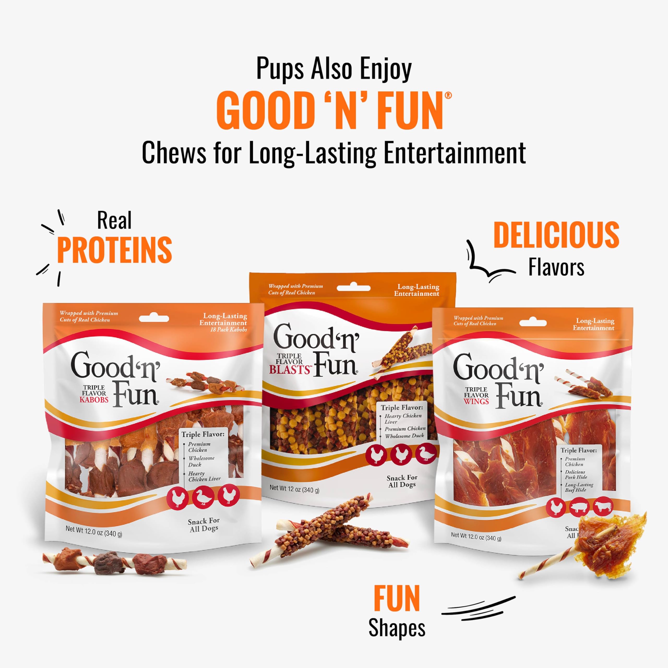 Good 'n' Tasty sin colores ni conservantes artificiales.