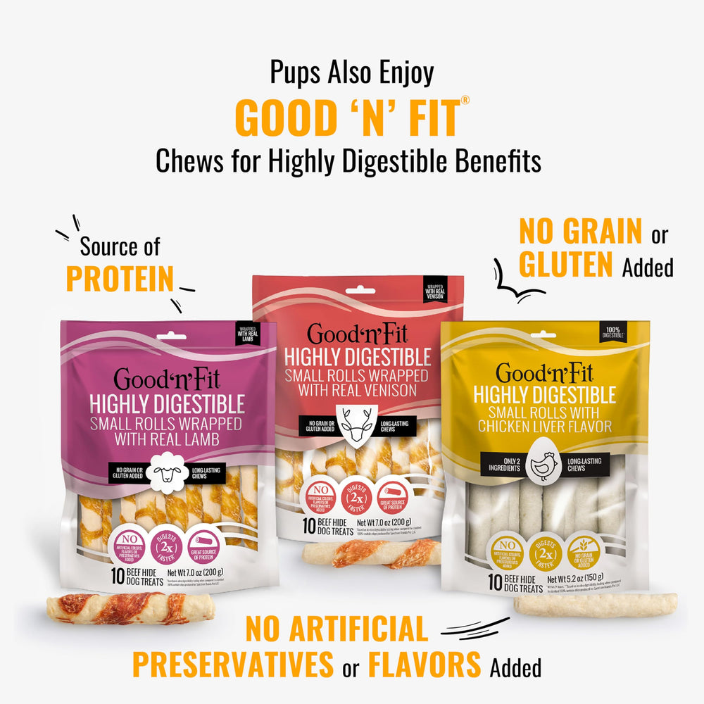 Good N Tasty, snacks para paseos y entrenamiento, recompensa ideal.