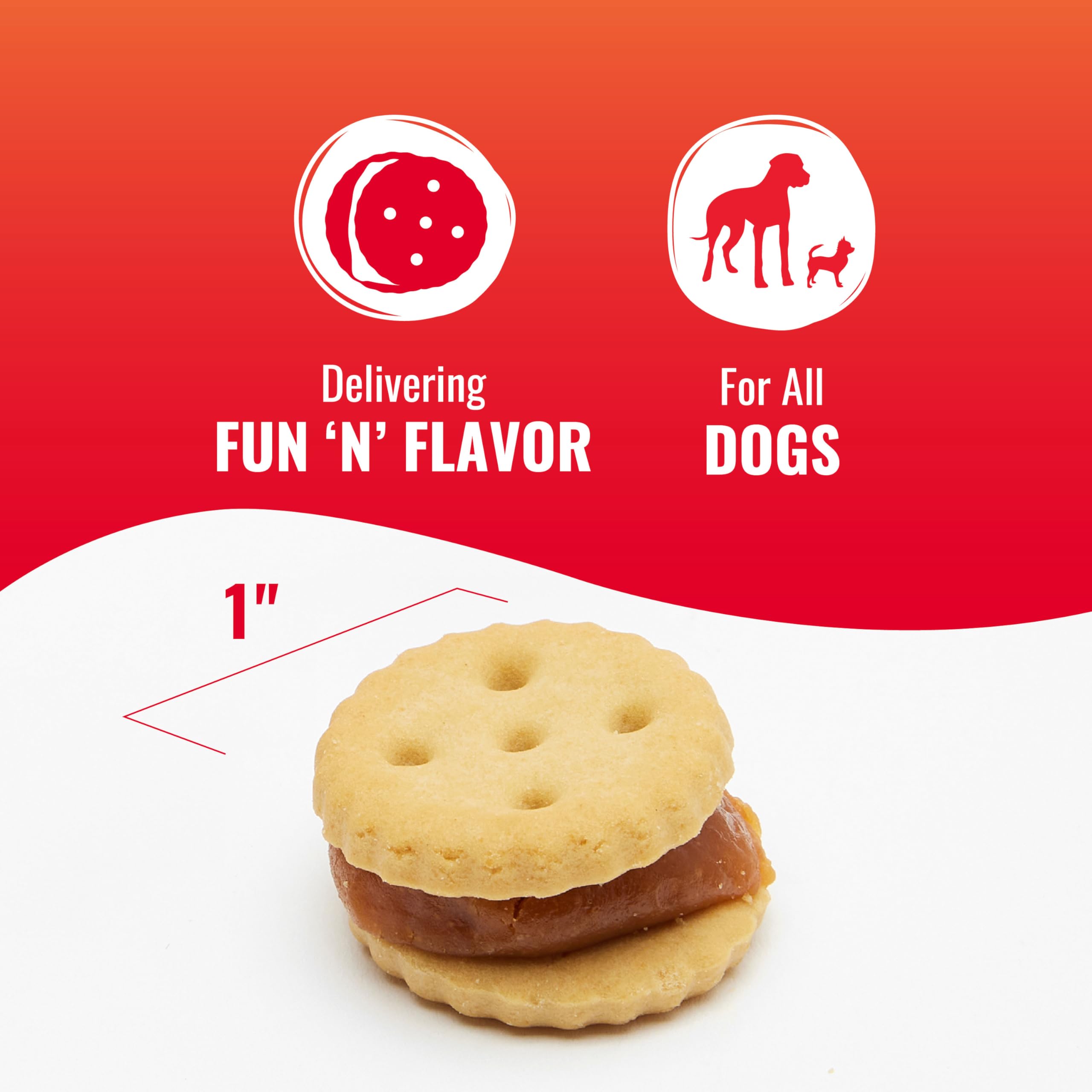 Good N Tasty, tres sabores queso mixto, bocado irresistible para perros.