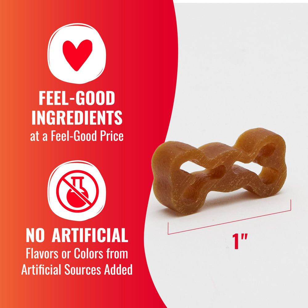 Good ‘N’ Tasty Wag-A-Toni Bites mantequilla de cacahuate real, sabor suave y sabroso