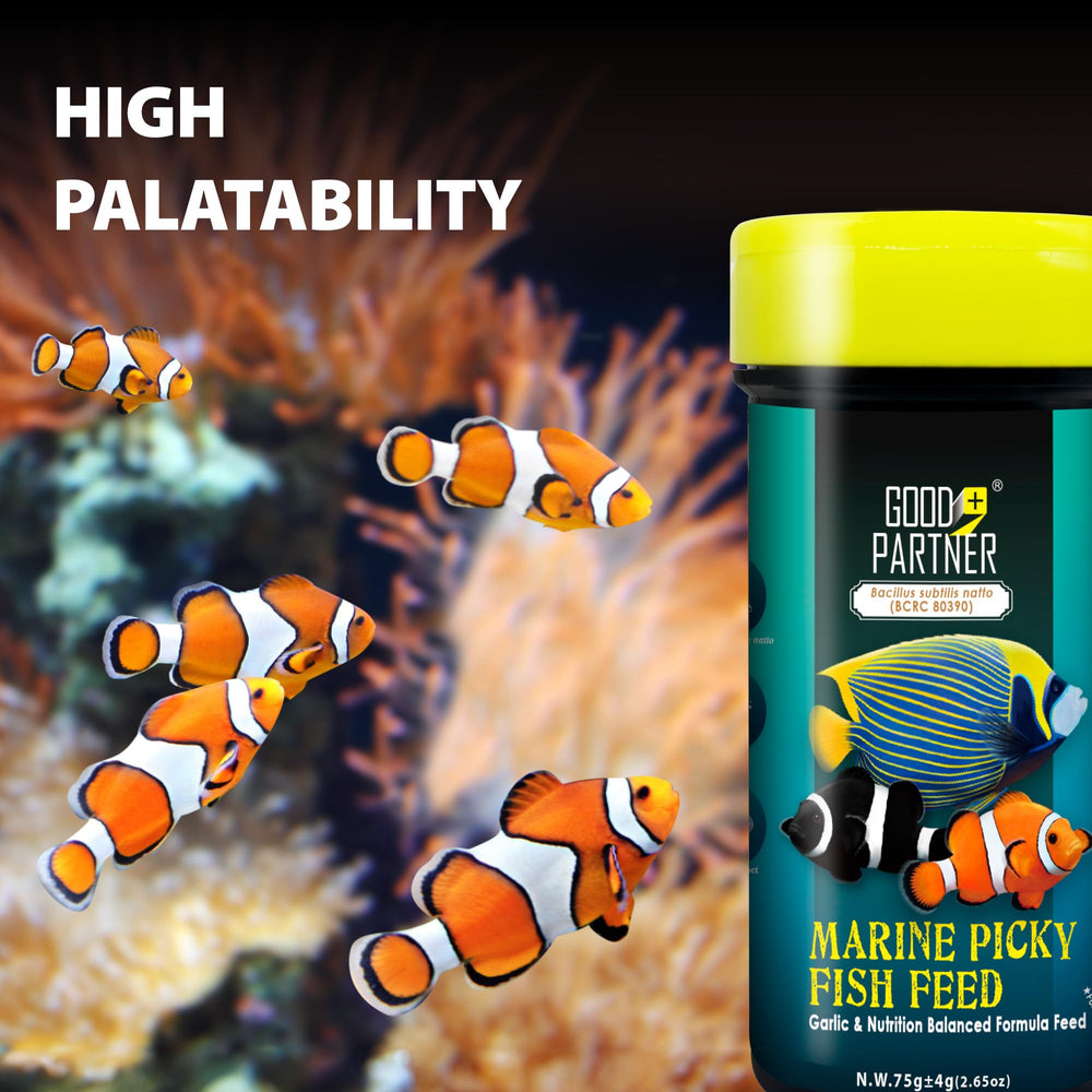 GOOD PARTNER Purify Series, dieta-salud-peces-marinos: fuente de proteínas y grasas saludables.