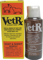 Goodwinol Vetrx remedio para cabras y ovejas, útil para el manejo diario