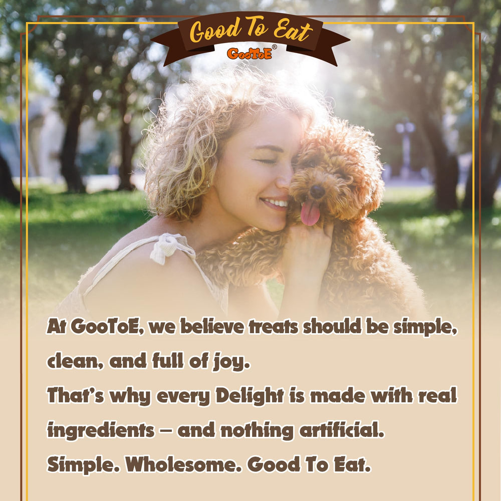 Gootoe: jerky de pollo sin gluten para perros sensibles.