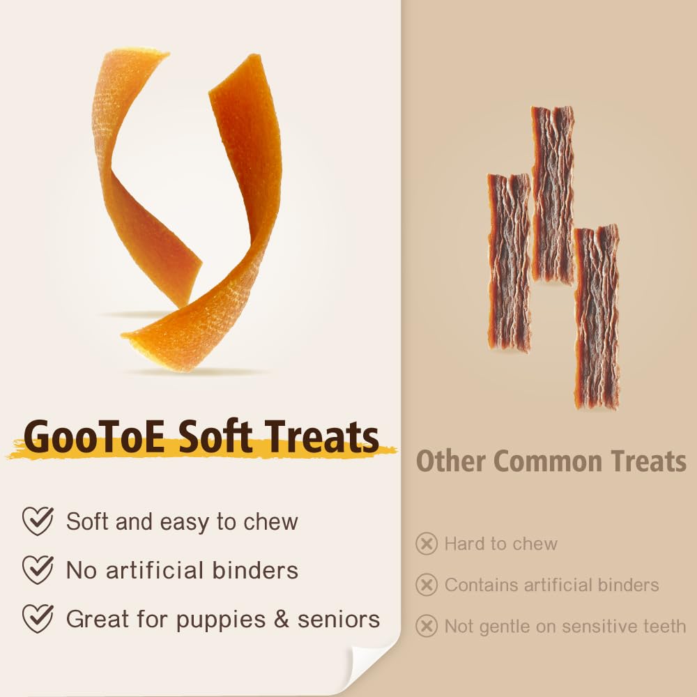 Gootoe topping sabroso para la comida del perro, ideal para enriquecer el alimento diario.