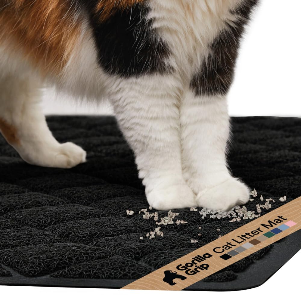 GORILLA GRIP, alfombrilla para arenero con malla acolchada que atrapa la arena.