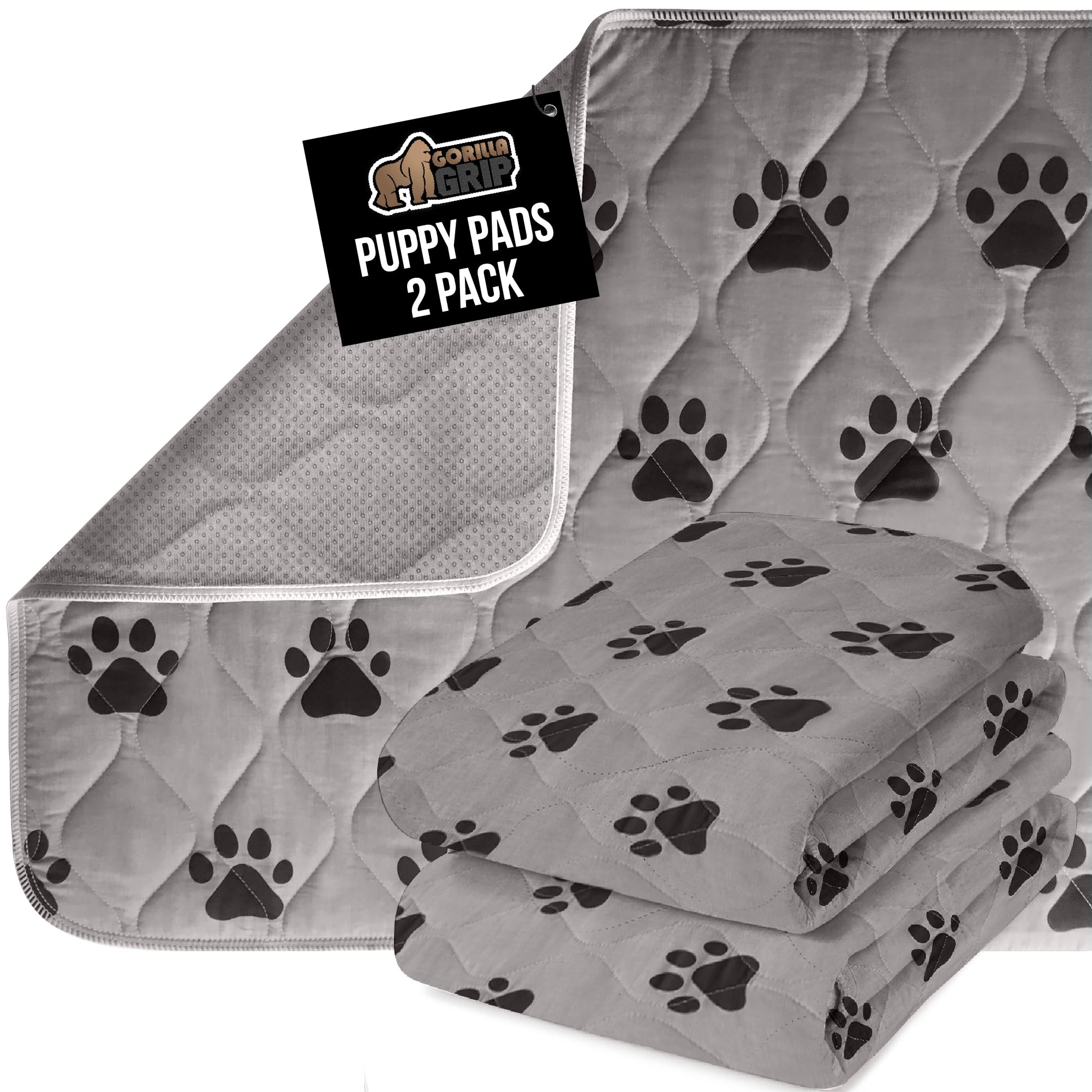 gorilla grip almohadillas lavables para perros, 40x26, ideales para entrenamiento y protección del hogar