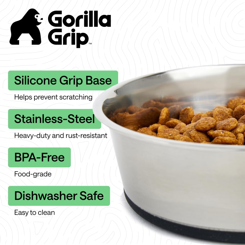 Base de silicona antideslizante Gorilla Grip para evitar movimientos.