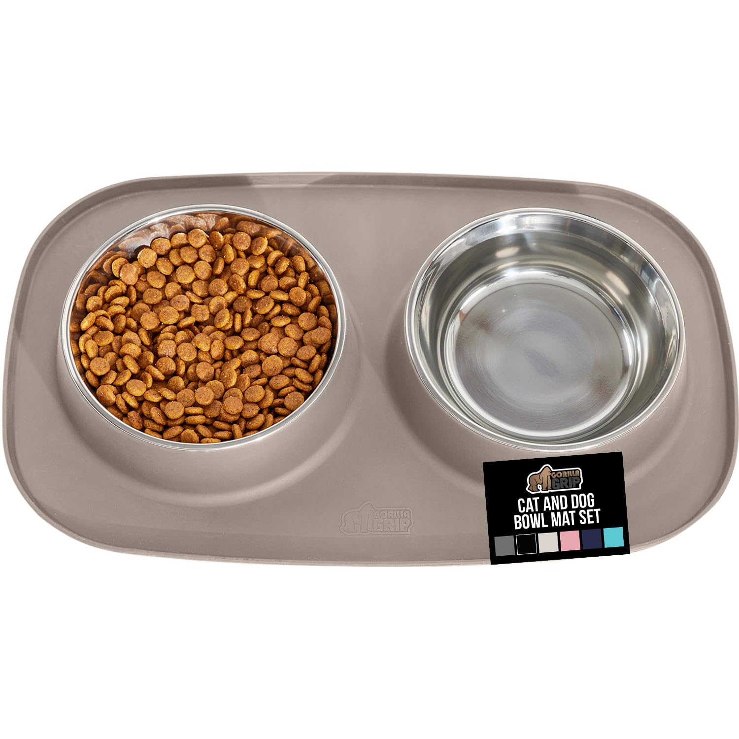Base de silicona impermeable Gorilla Grip para tazones estables durante la comida.