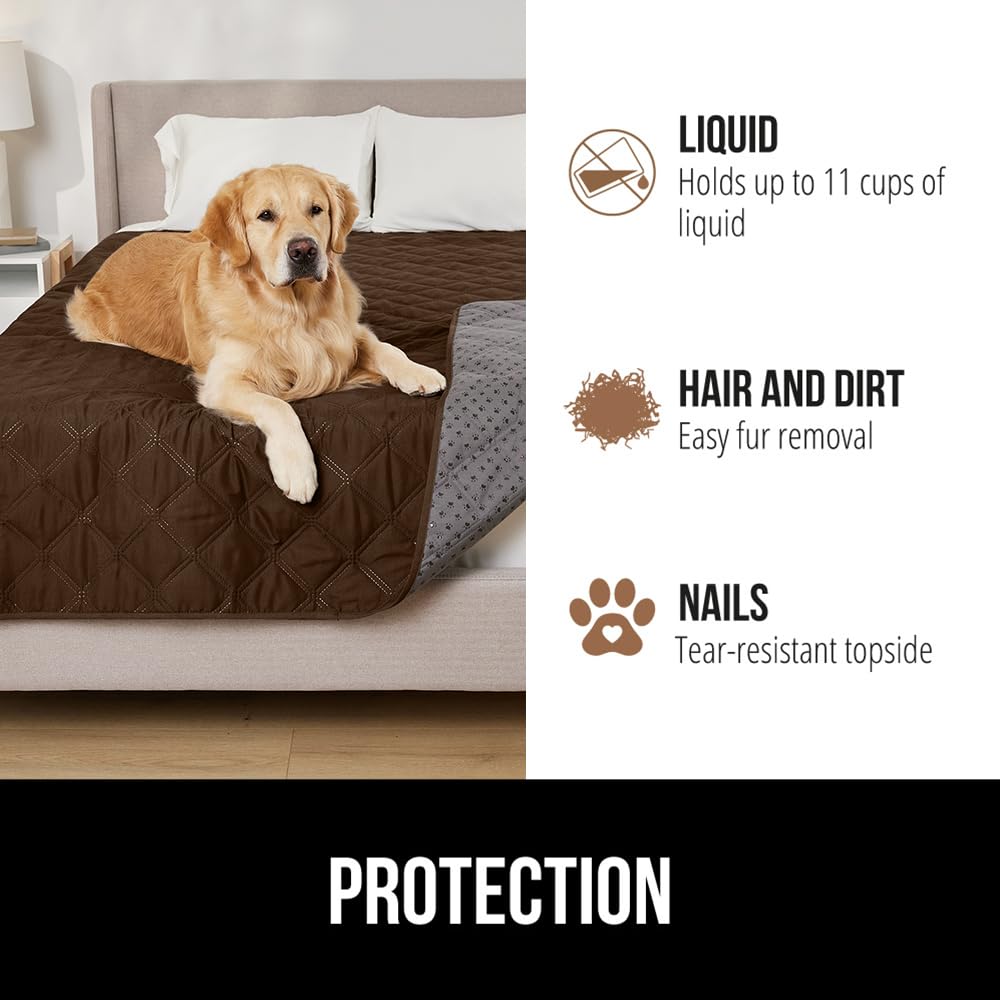 Protección para cama de perro Gorilla Grip contra líquidos y pelos.
