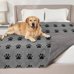 Cobertor Gorilla Grip para cama de perros 102x82, protección frente a derrames.