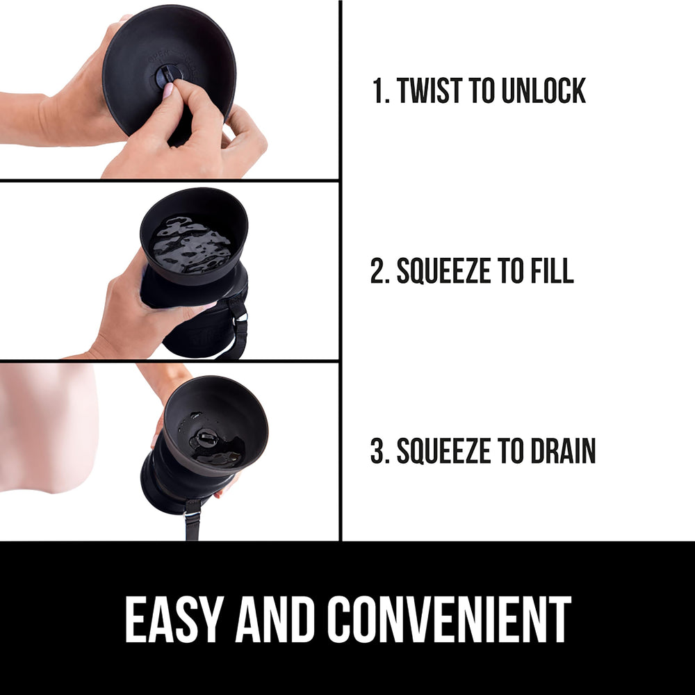 GORILLA GRIP fácil de limpiar, apto para lavavajillas.