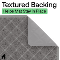 GORILLA GRIP limpieza fácil: se puede aspirar o enjuagar después de usar la caja