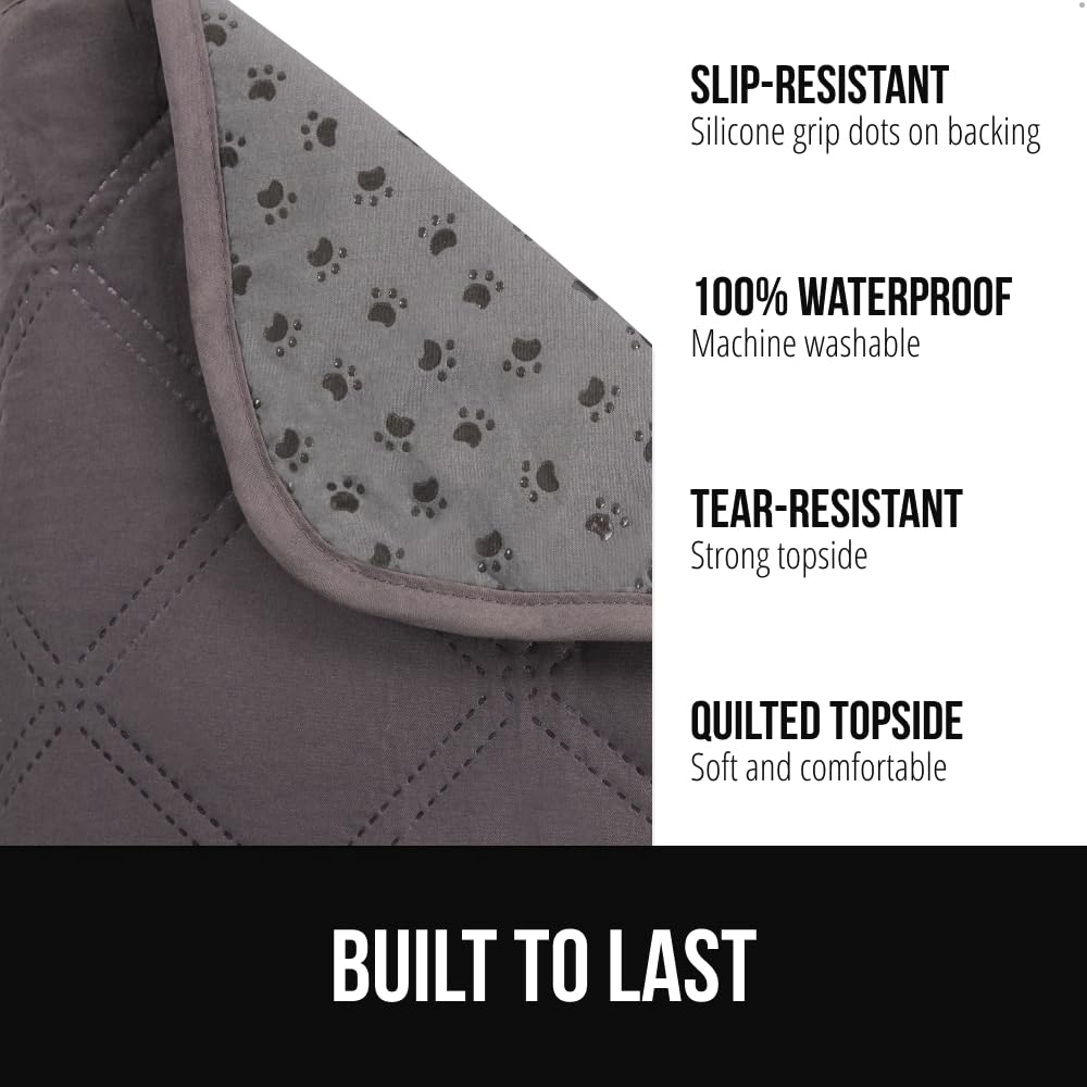 Manta impermeable Gorilla Grip para perros para jaula, mantiene el interior limpio.