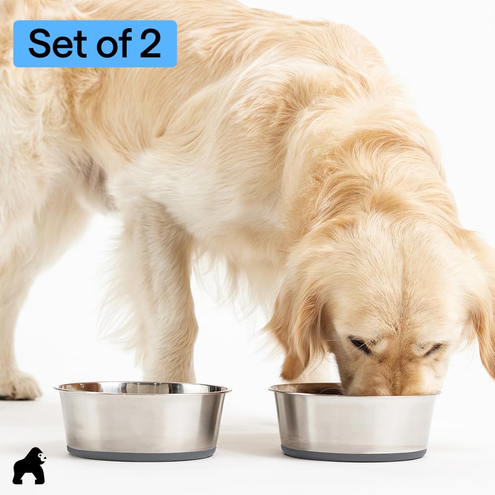 Base de silicona que reduce ruidos al comer con Gorilla Grip.