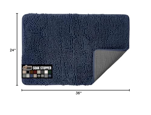 GORILLA GRIP SoakSTOPPER capa superior absorbente mantiene el suelo seco.