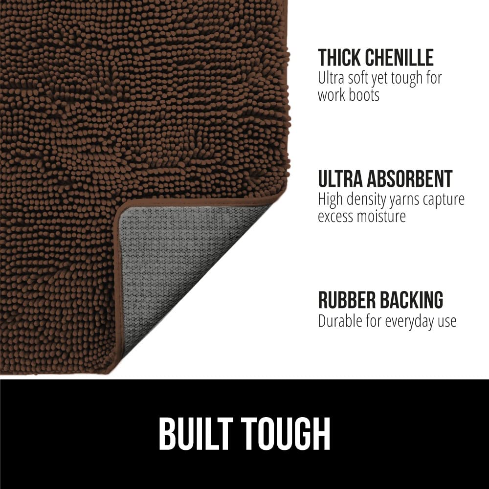 GORILLA GRIP SoakSTOPPER con capa superior absorbente para mayor absorción.
