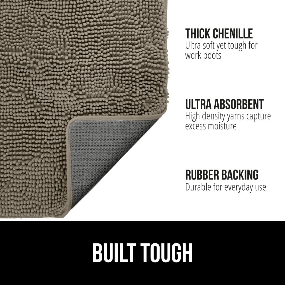GORILLA GRIP SoakSTOPPER chenille densa tacto suave que seca rápido