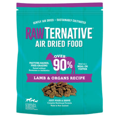 Grandma Mae's RawTernative, bolsa de cordero y órganos, alimento completo para perros.