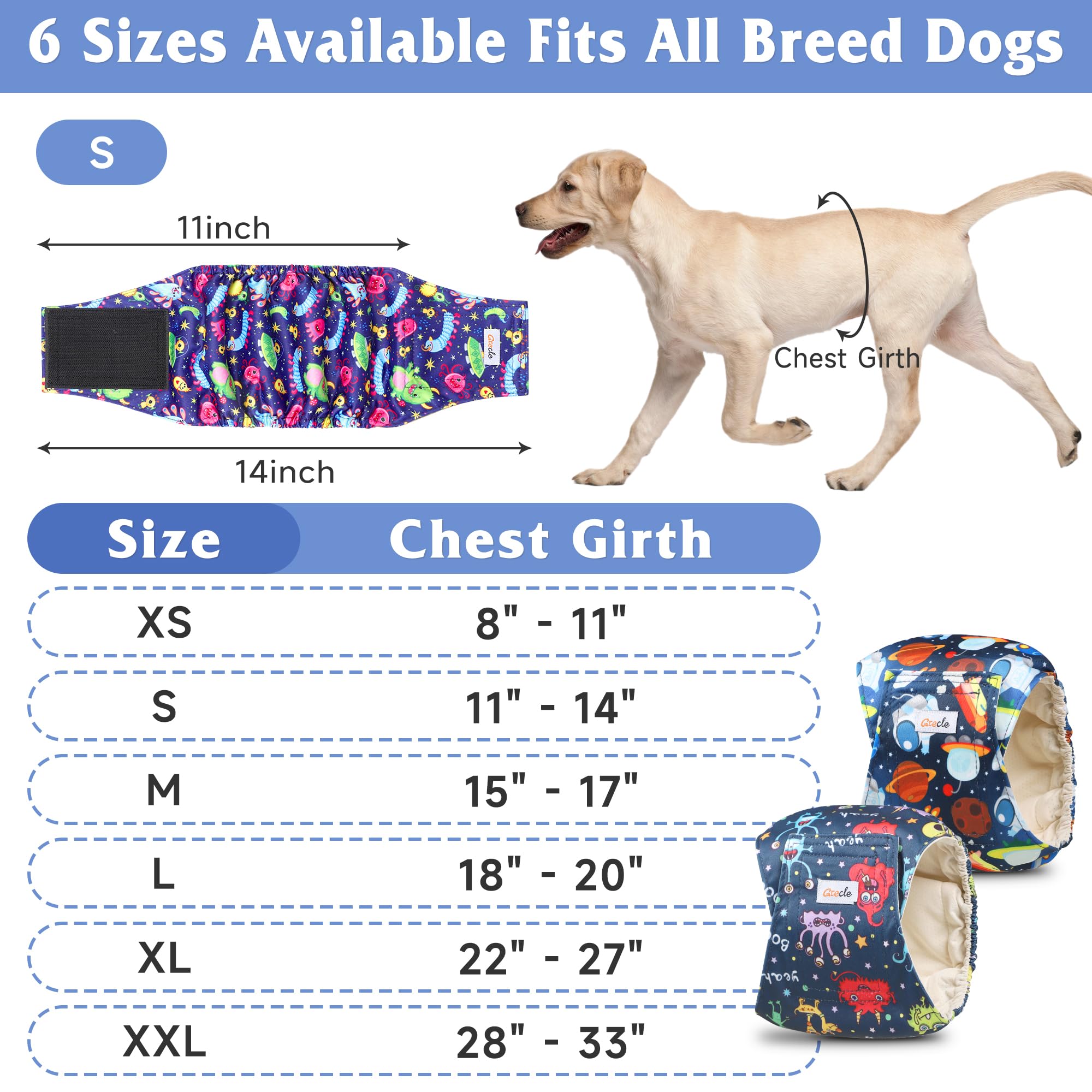 Grecle Bandas vientre macho de absorción rápida evitan manchas en muebles.