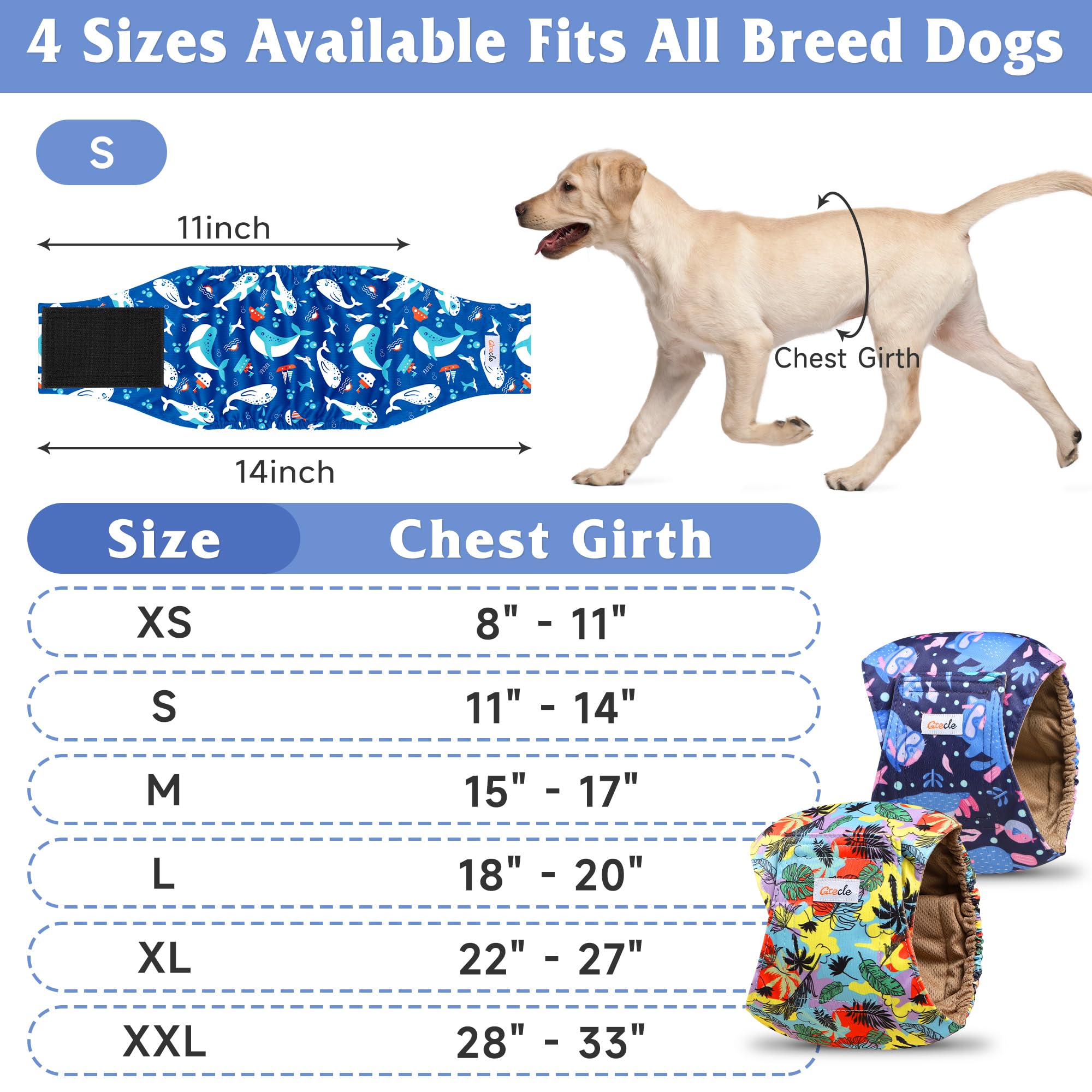 Grecle panales macho perro, diseño estampado, ideal para viajes y sesiones de entrenamiento