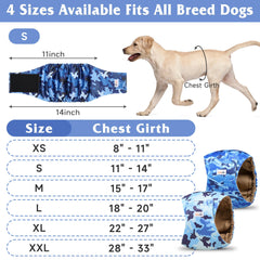 Grecle pañales para perros machos con absorción rápida y protección contra fugas.