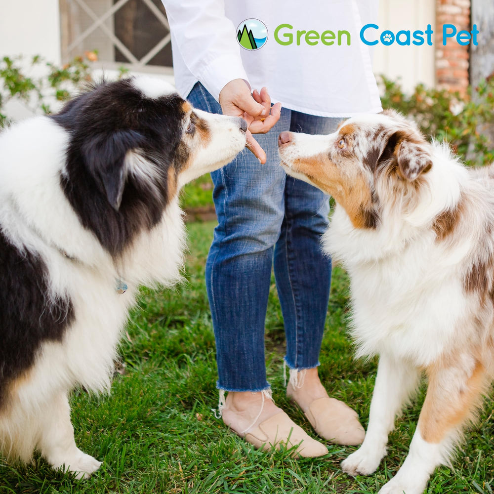 Ingredientes simples: maní y linaza en Green Coast Pet.