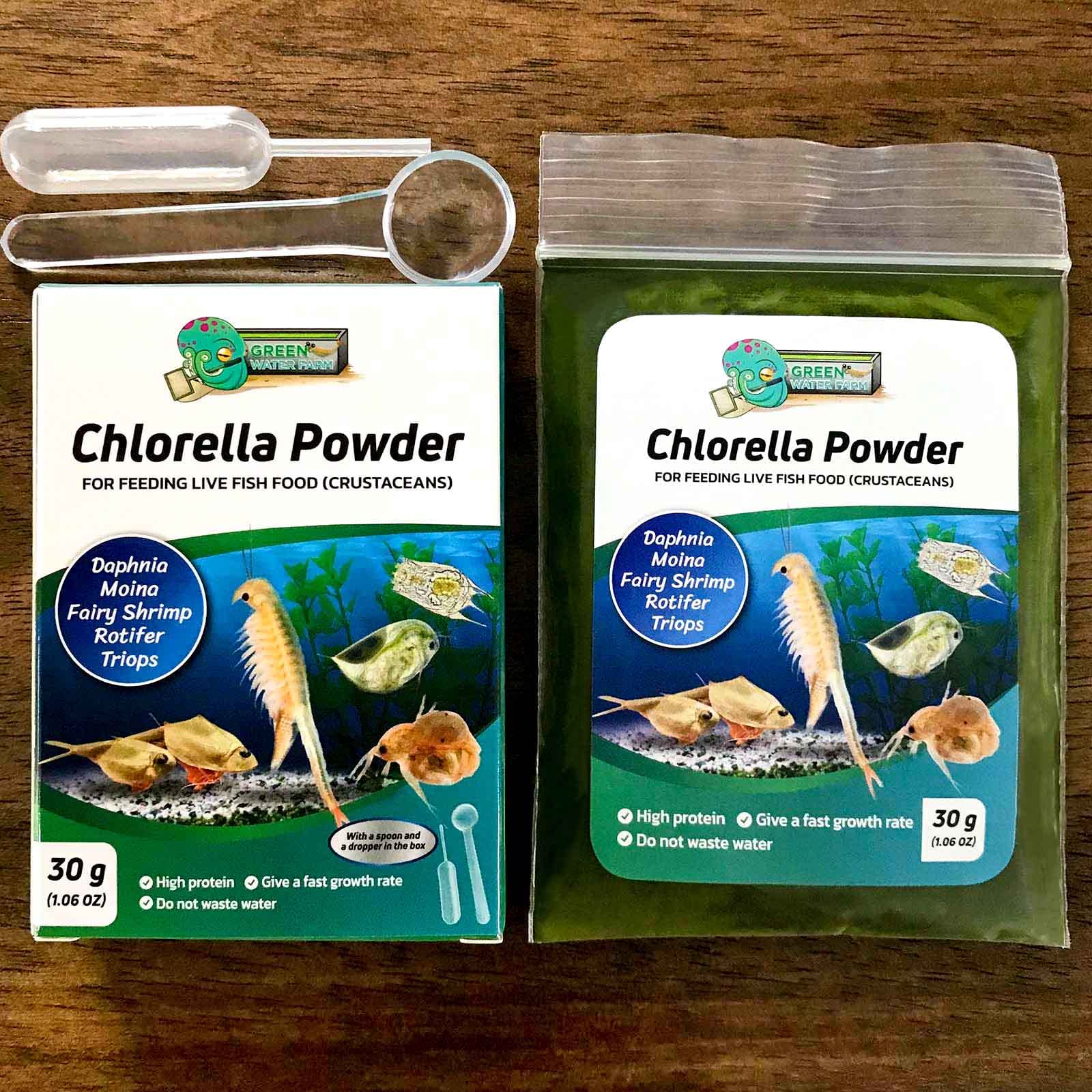 GREEN WATER FARM Daphnia en alimento, ayuda al crecimiento de crustáceos.