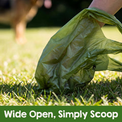 GREENER WALKER bolsas para perro con asas para atar fácilmente durante el paseo.