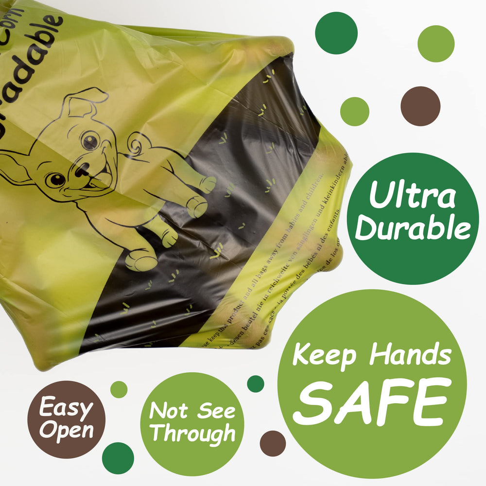 Greener Walker corn starch blend bags eco-friendly and sturdy