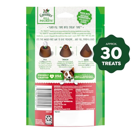 Greenies bolsitas pastillas para perros sabor humo de hickory, atractivo para perros.
