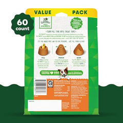 Greenies cierre fácil para bolsas pastillas de perro grande.