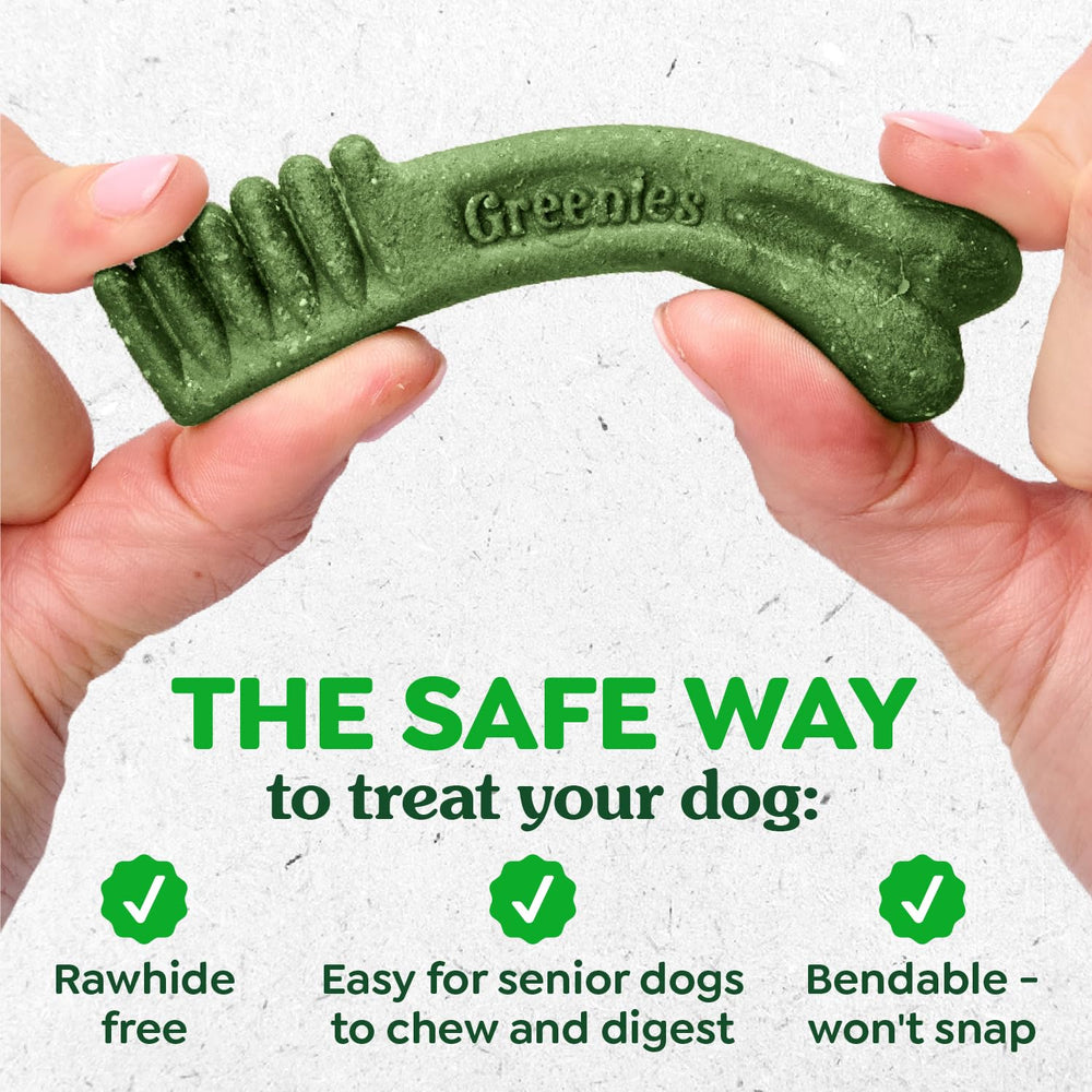 Greenies Para perros mayores ayuda al mantenimiento de movilidad articular.