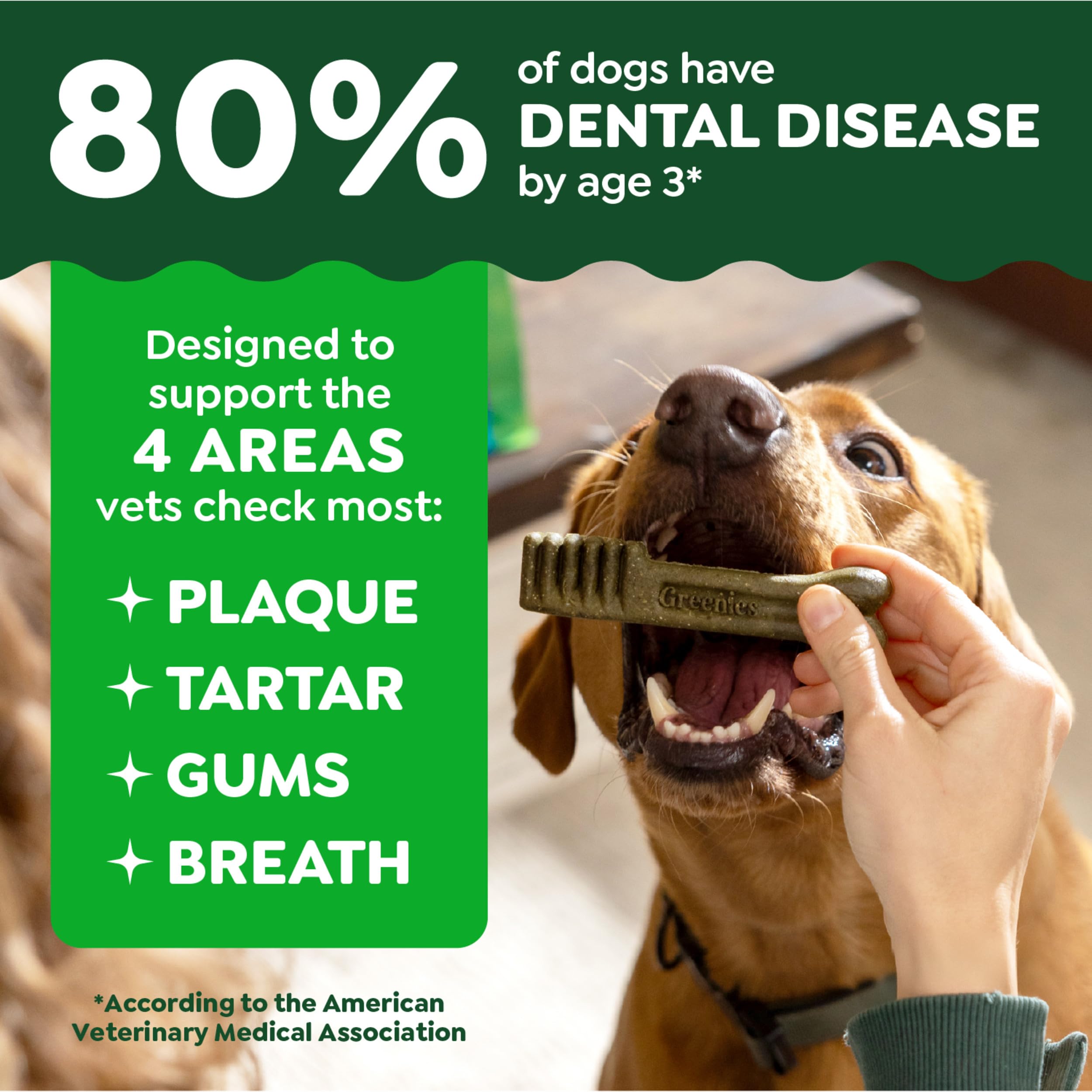 Greenies diseno unico limpia encias y dientes al morder